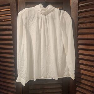 Elegant White Women's Blouse